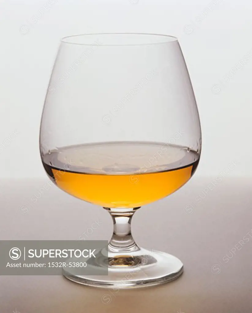 Cognac in a brandy glass