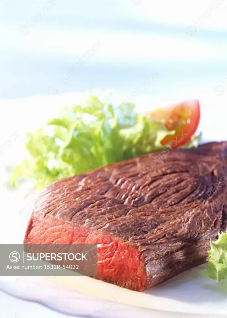 Beef fillet with salad