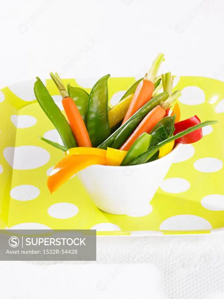 Blanched vegetables