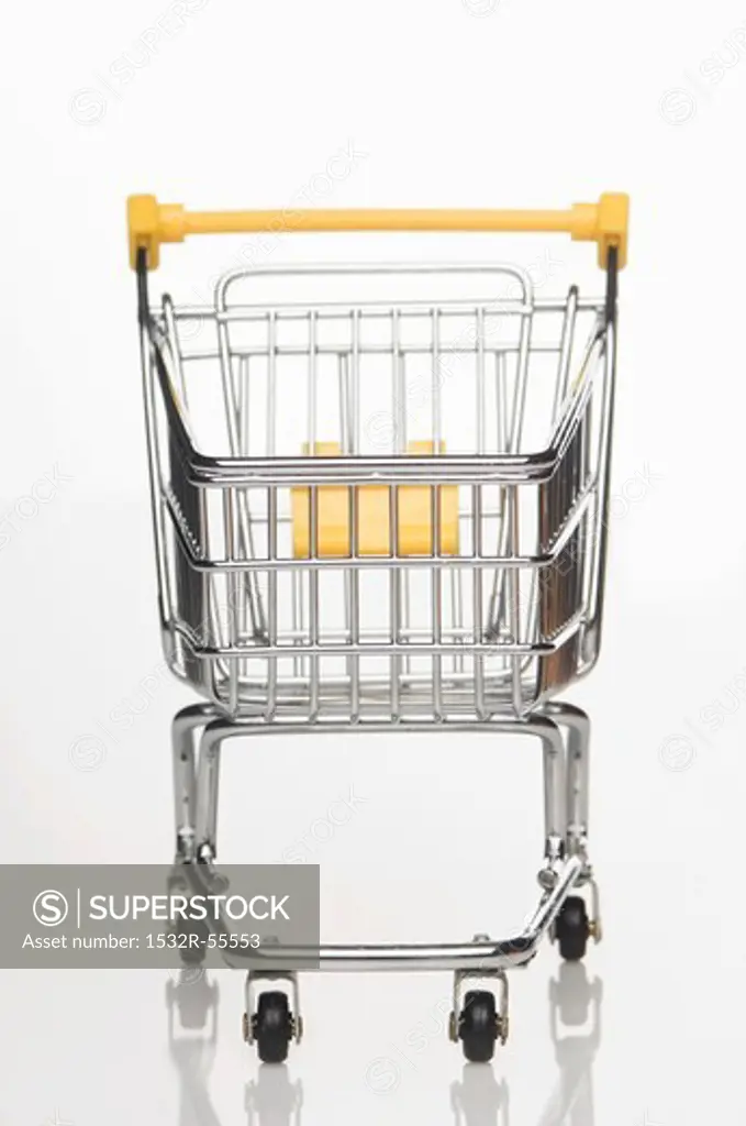 A supermarket shopping trolley