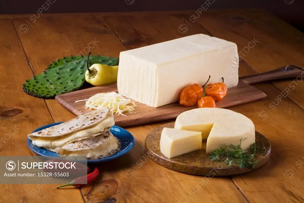 Quesadillas; Melting Cheeses