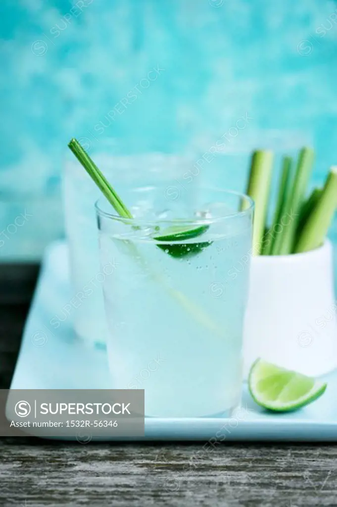 Lemon grass and lime drink