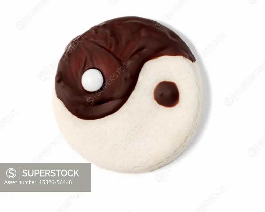 A yin-yang biscuit