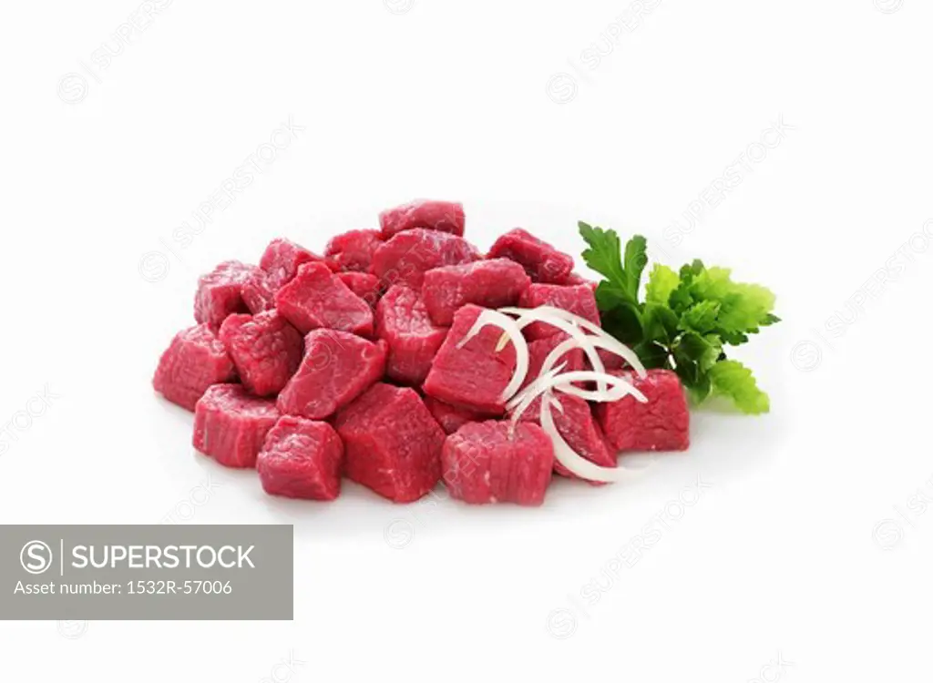 Diced meat