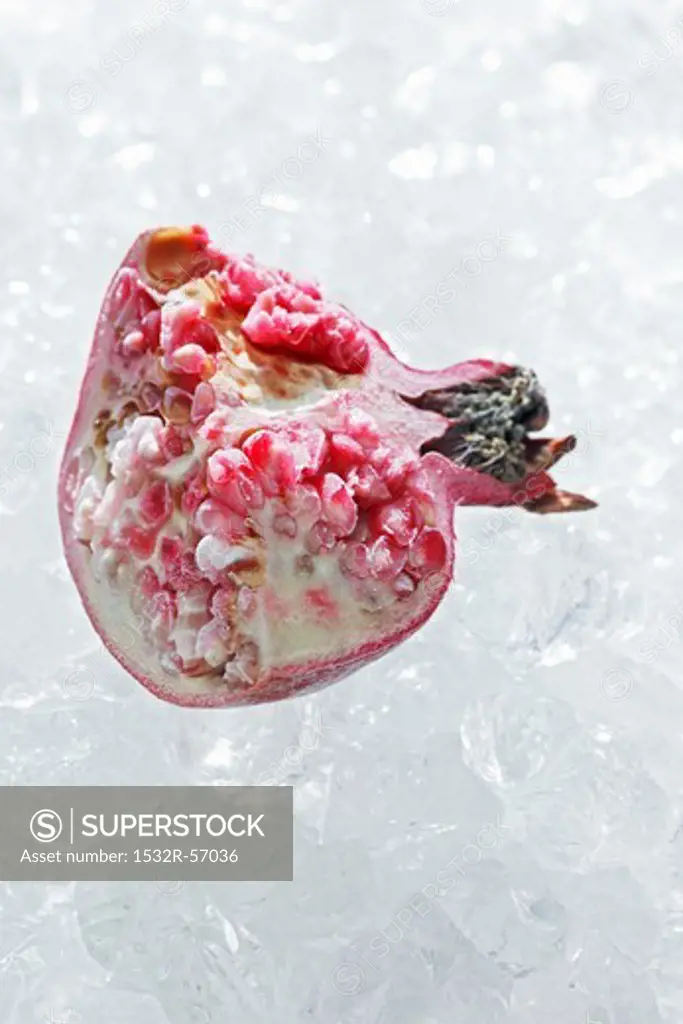 Frozen pomegranate