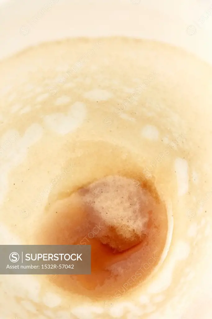 The dregs of a coffee cup (close-up)
