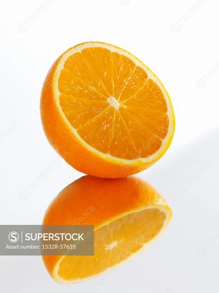 Half and orange and its reflection
