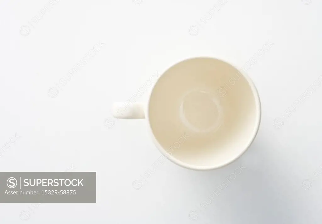 A white cup