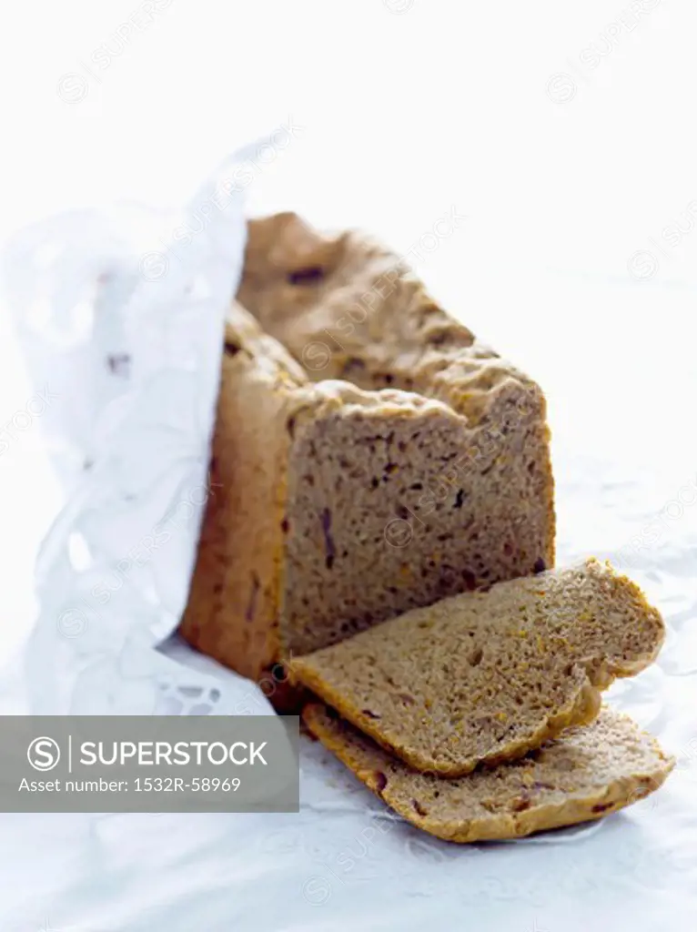 Homemade orange bread