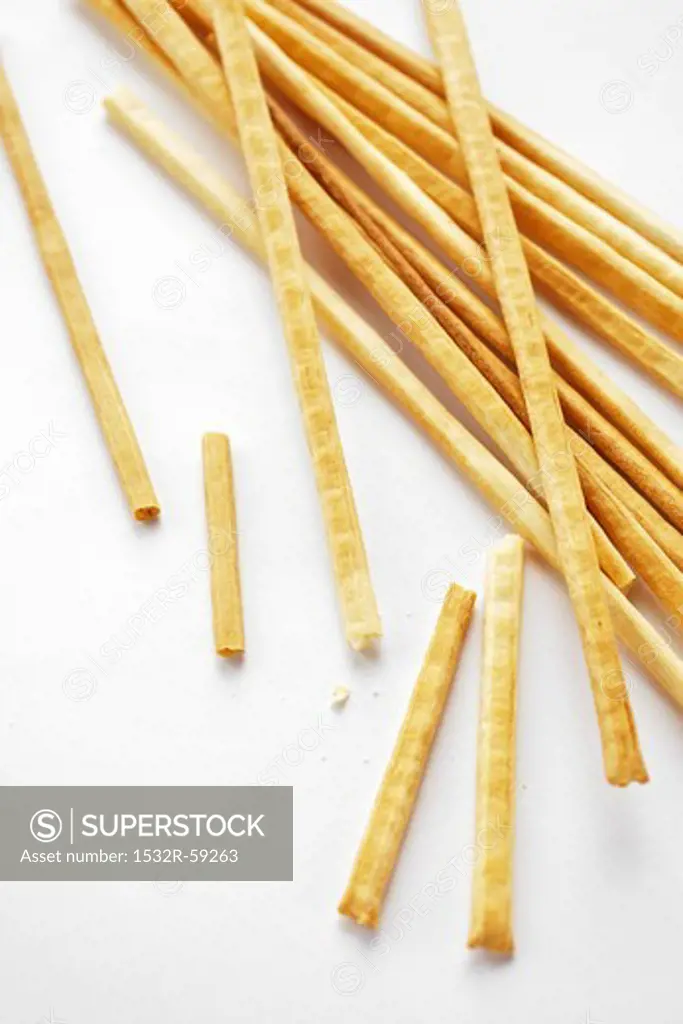 Many Thin Bread Sticks