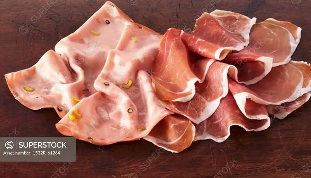 Mortadella and Parma ham