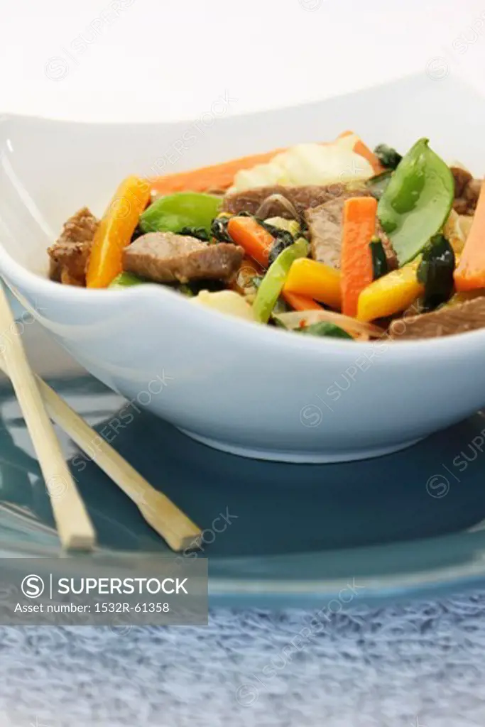 Beef with vegetables (Asia)