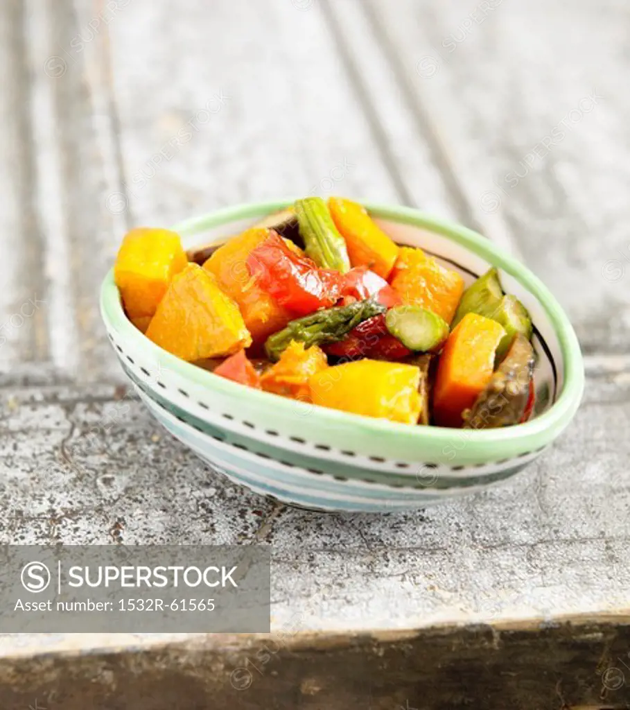Small Bowl of Roasted Vegetables