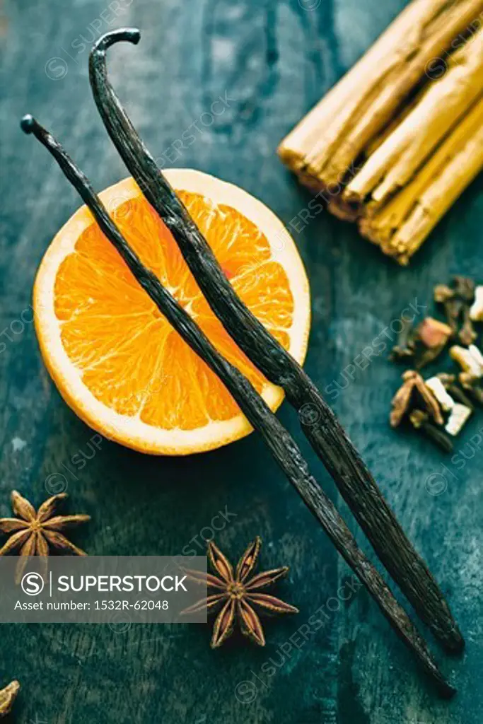 Oranges and spices