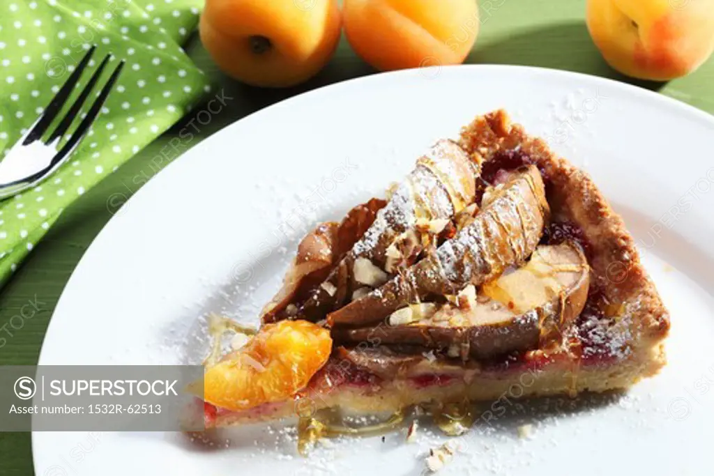A pear and apricot cake