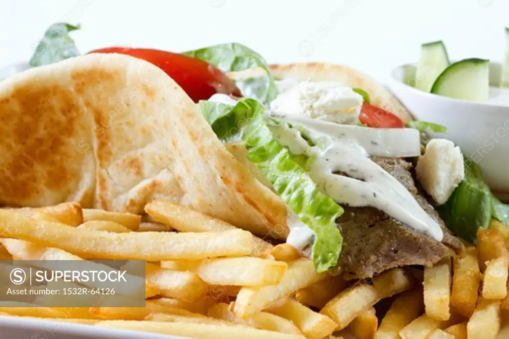 Gyro with French Fries