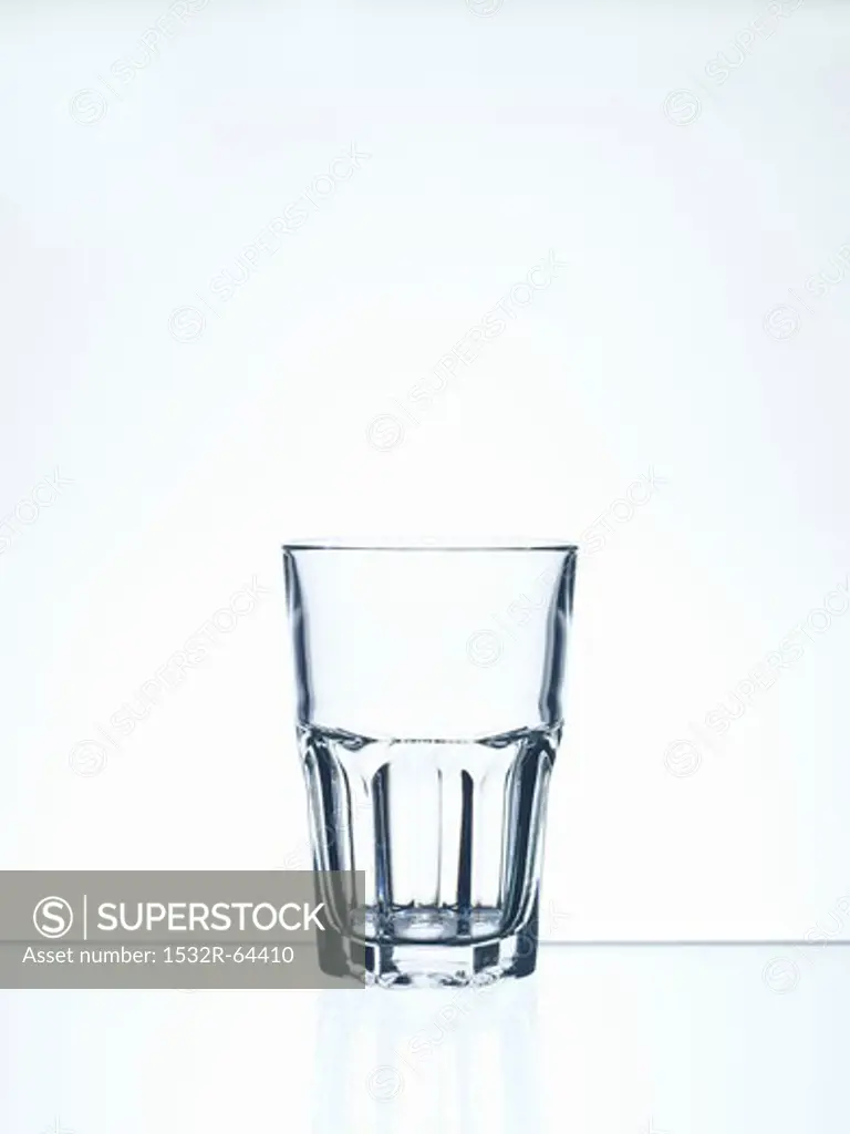 An empty caipirinha glass