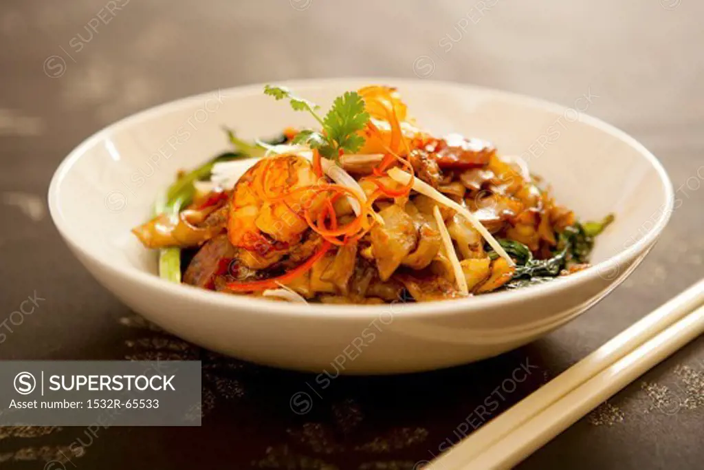 Malay fried rice noodles