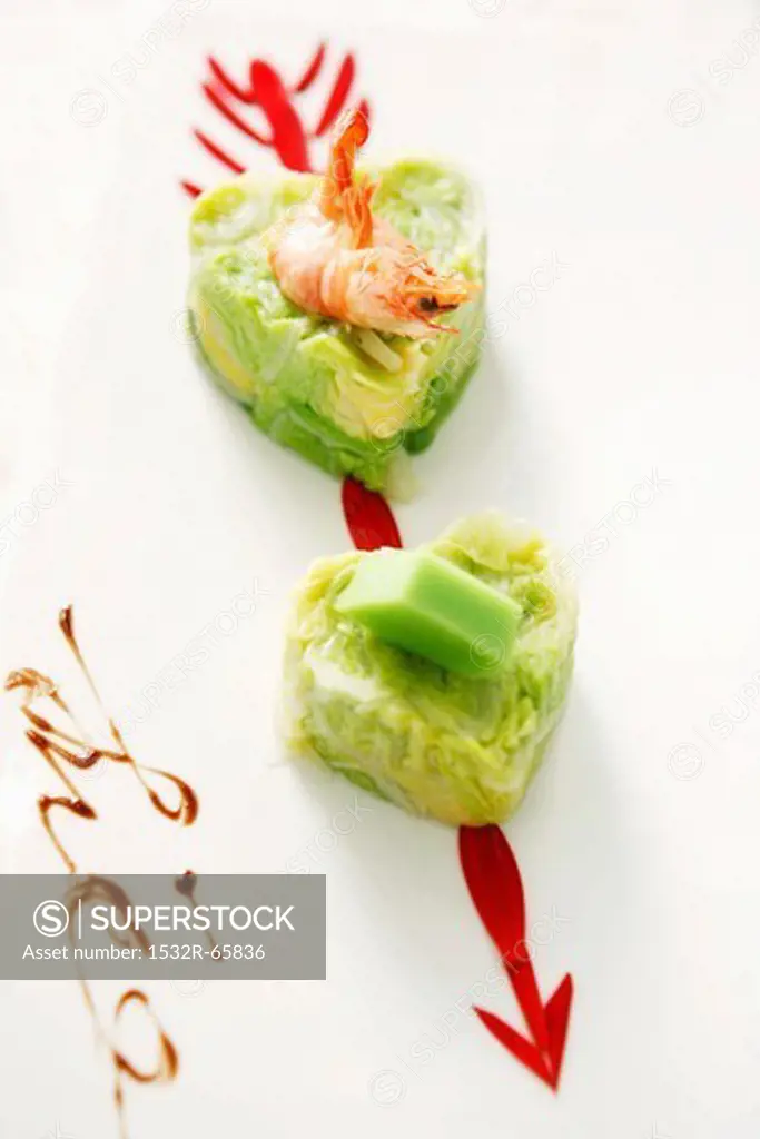 Shrimp fried vegetables