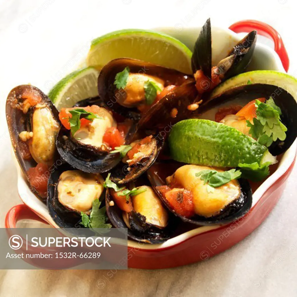 Brazilian Mussels with Lime