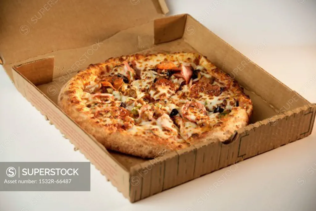 Thick Crust Pizza in Box<br />
