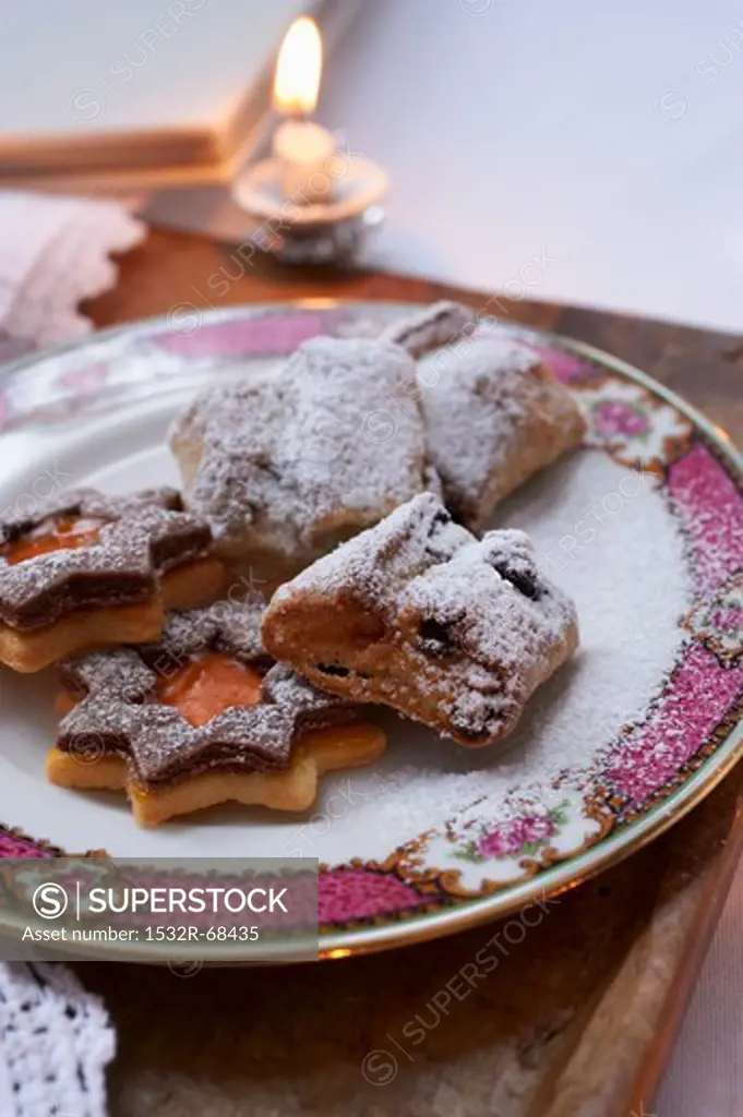 Plate of biscuits (Christmas)