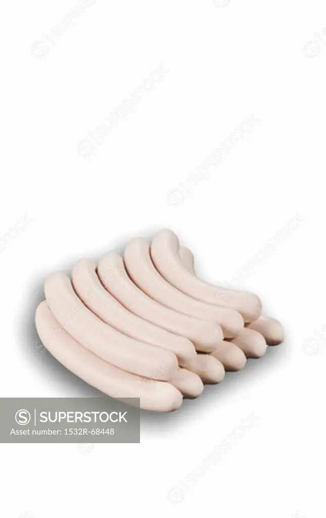 A double layer of veal sausages