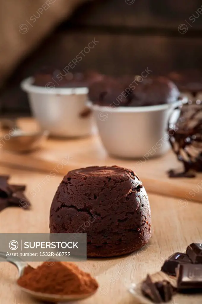 Chocolate melting middle pudding