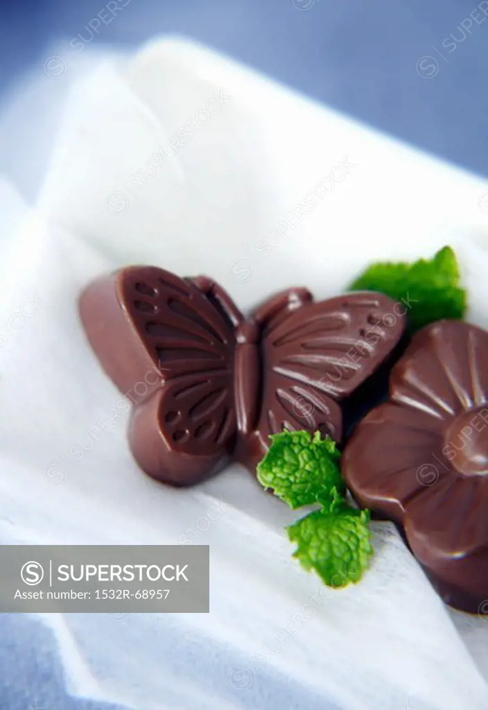 Handmade Butterfly and Flower Chocolates