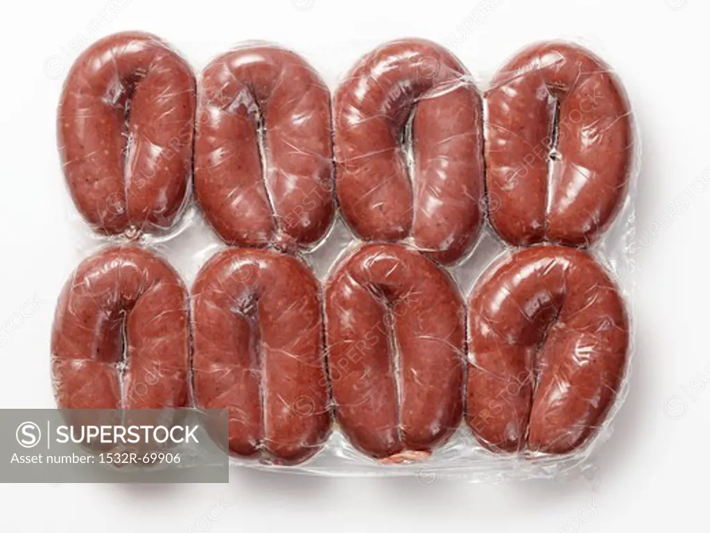 Packaged Grützwurst (blood sausages from Germany)