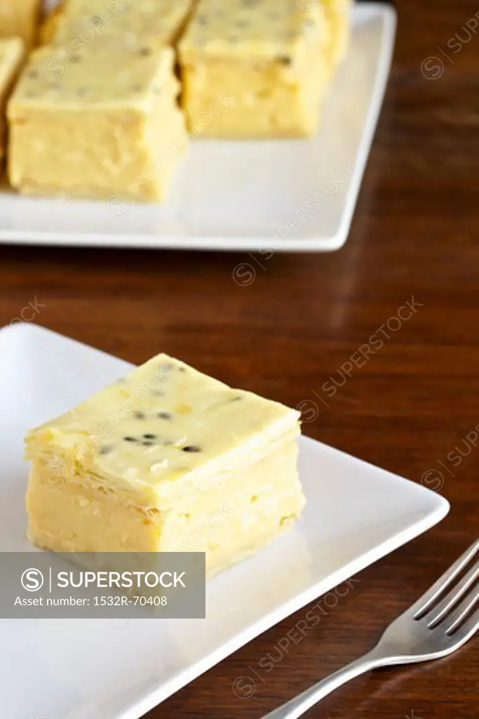 Australian Passionfruit Vanilla Slice