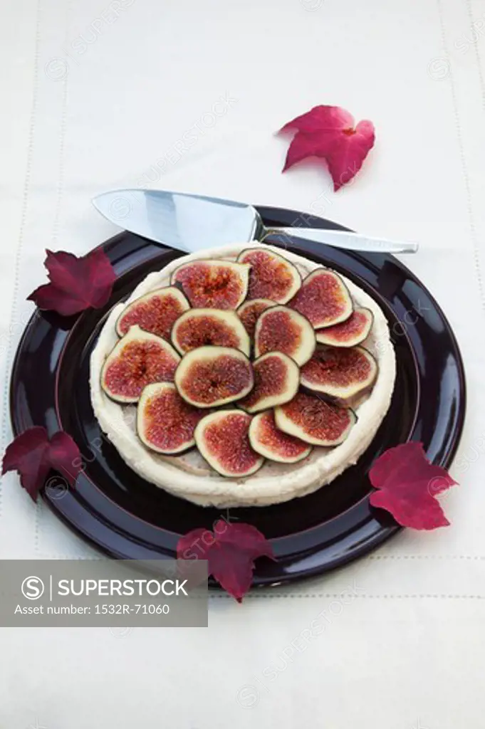 Fig and ricotta cheesecake