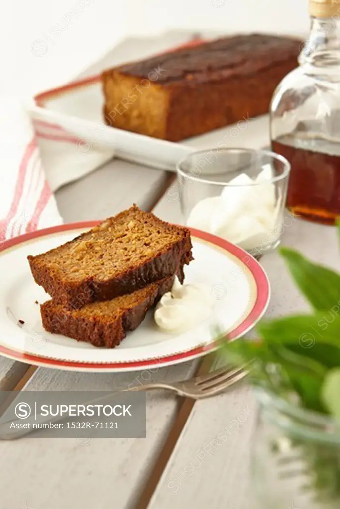 Sweet potato bread with nuts
