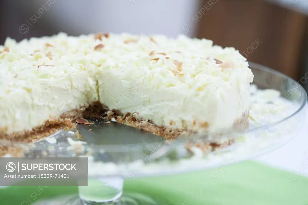 White chocolate tart