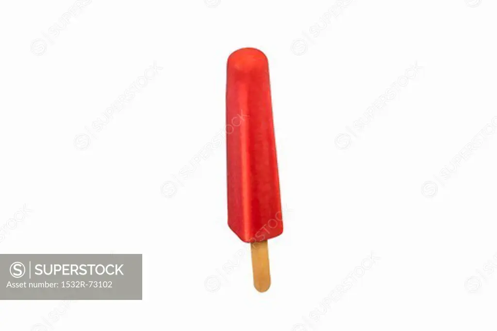 Red Popsicle on a White Background, 8/6/2013