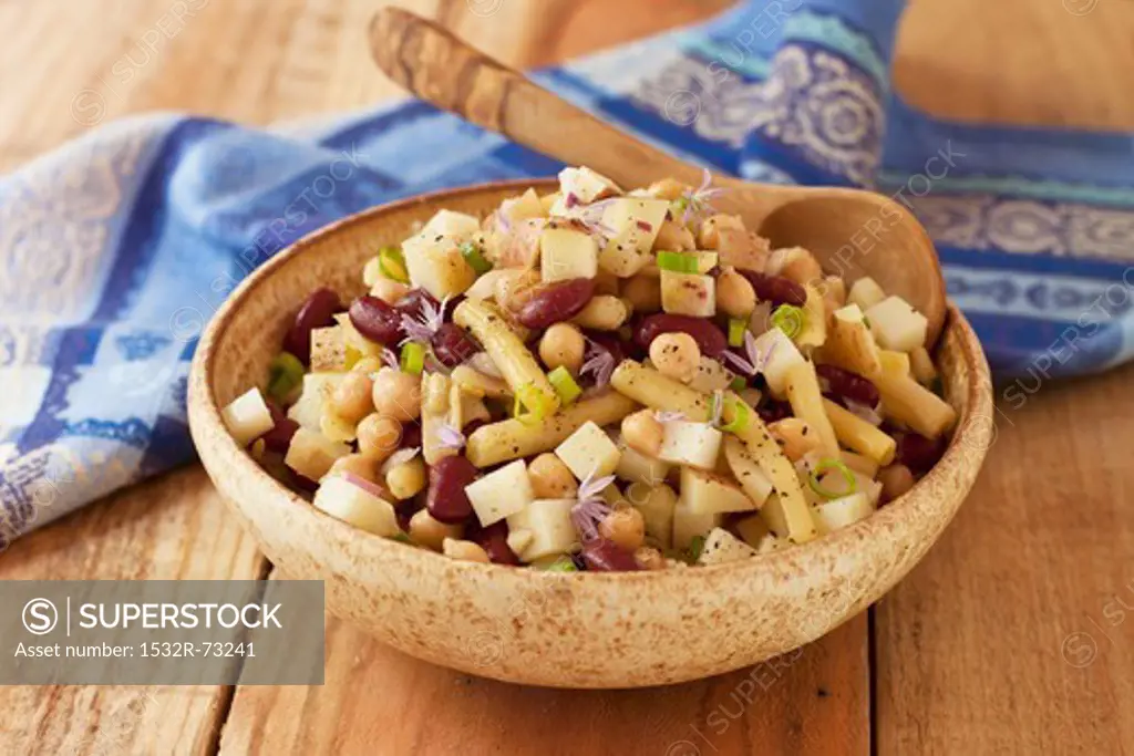 A Bowl of Three Bean and Potato Salad, 8/26/2013