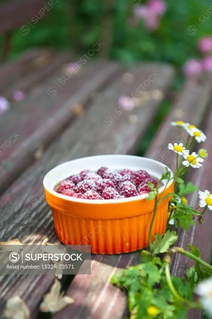 Soufflé with raspberries, 8/22/2013