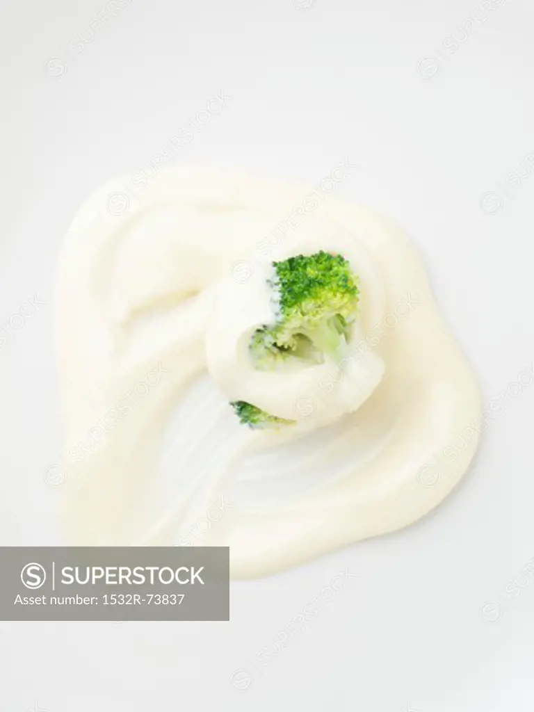 Cooked broccoli with mayonnaise, 8/26/2013