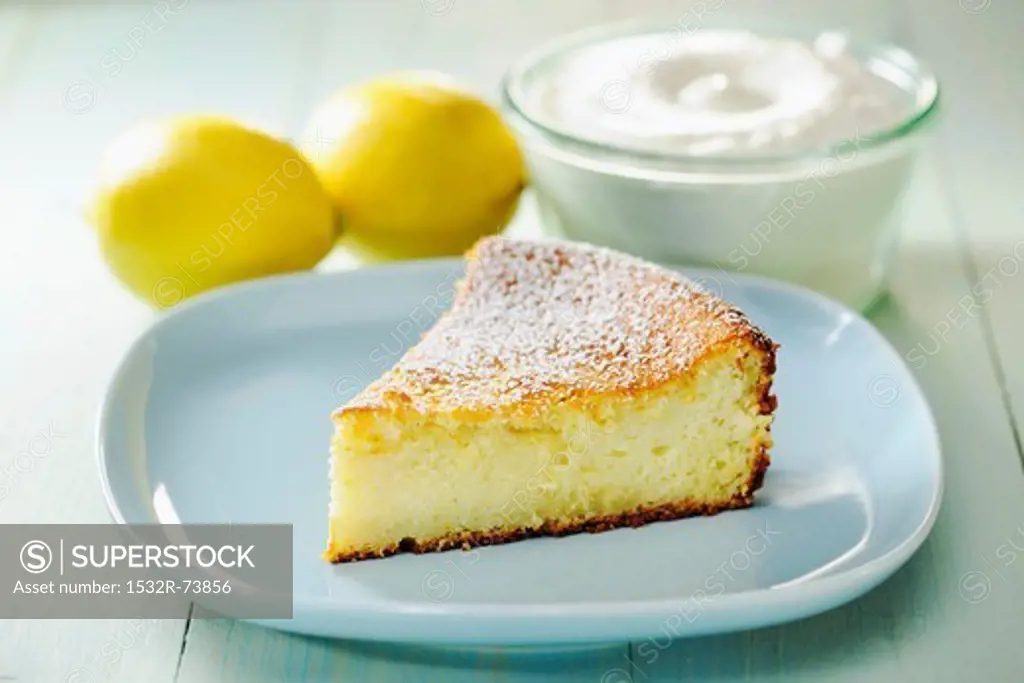 A slice of lemon and ricotta cheesecake, 8/29/2013