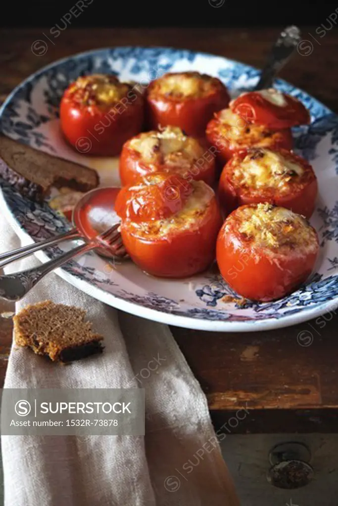 Tomatoes stuffed with vegetable ragout, 8/29/2013