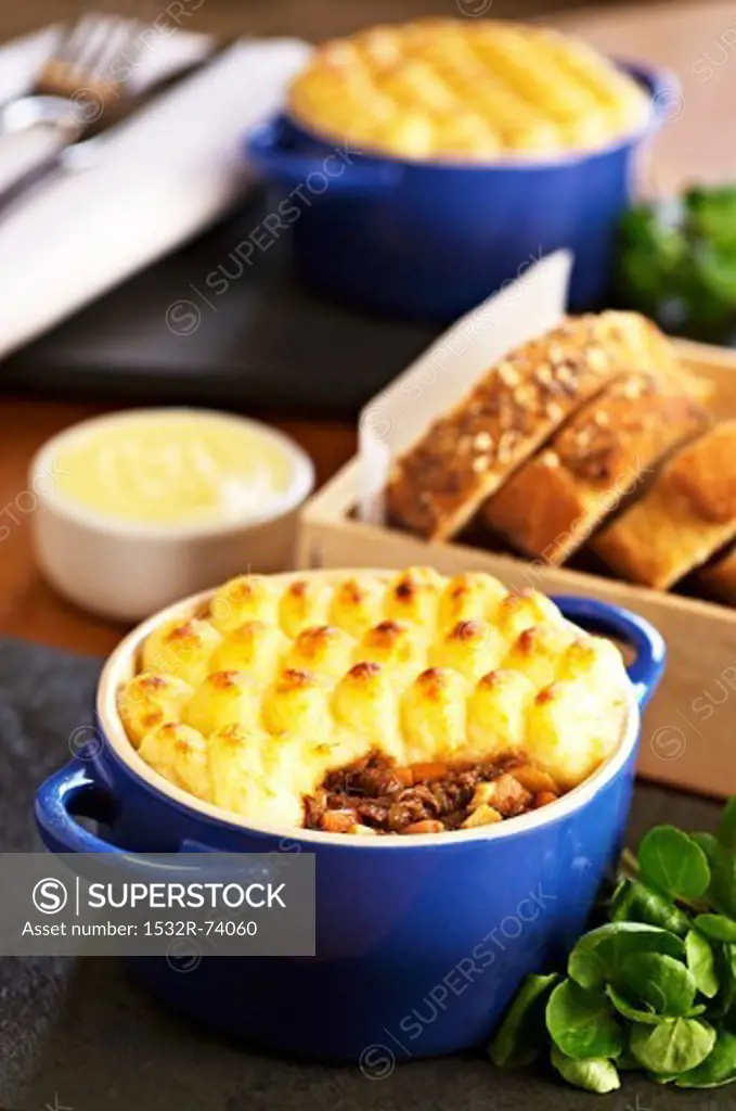 Cottage pie with bread (England), 9/2/2013