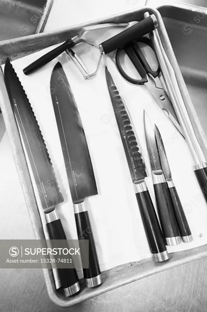 Chef Knives and Various Kitchen Tools, 9/20/2013