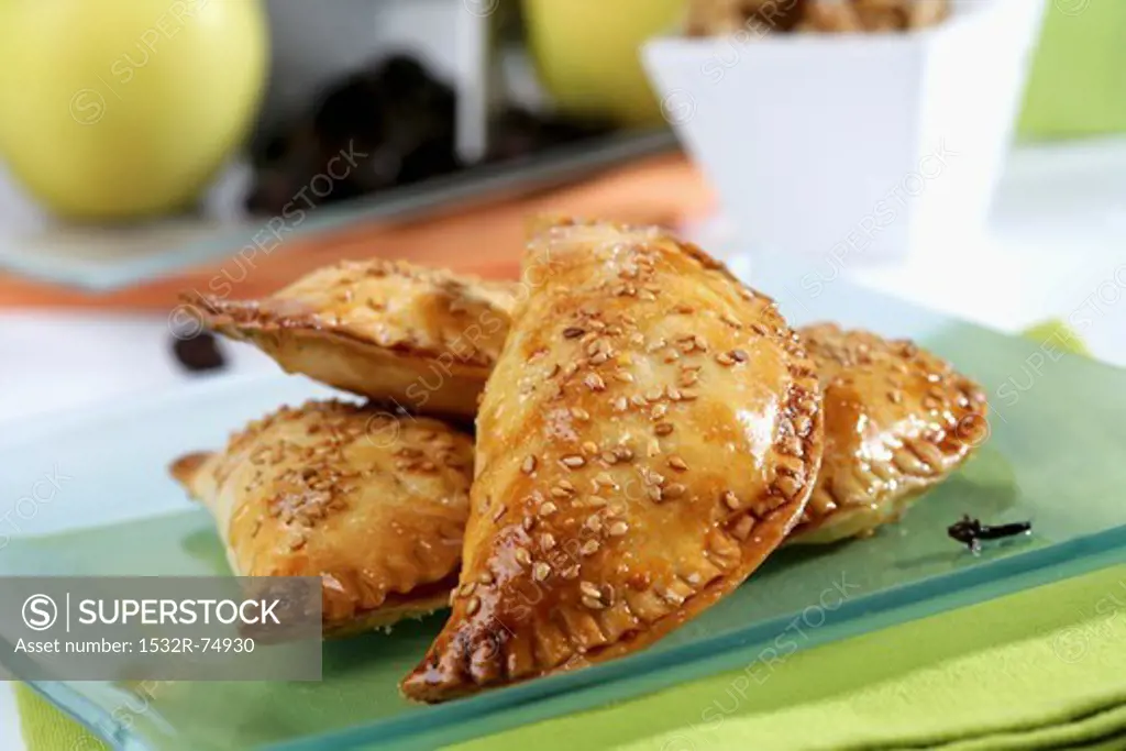 Apple, nuts and honey pasties, 9/21/2013