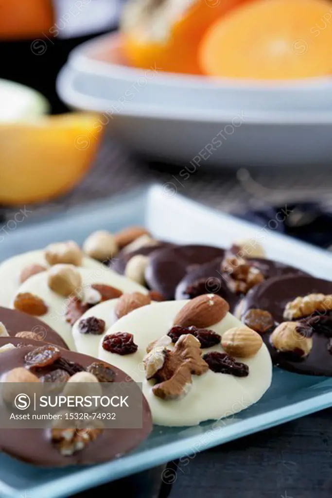 Belgian chocolates with nuts, 9/21/2013