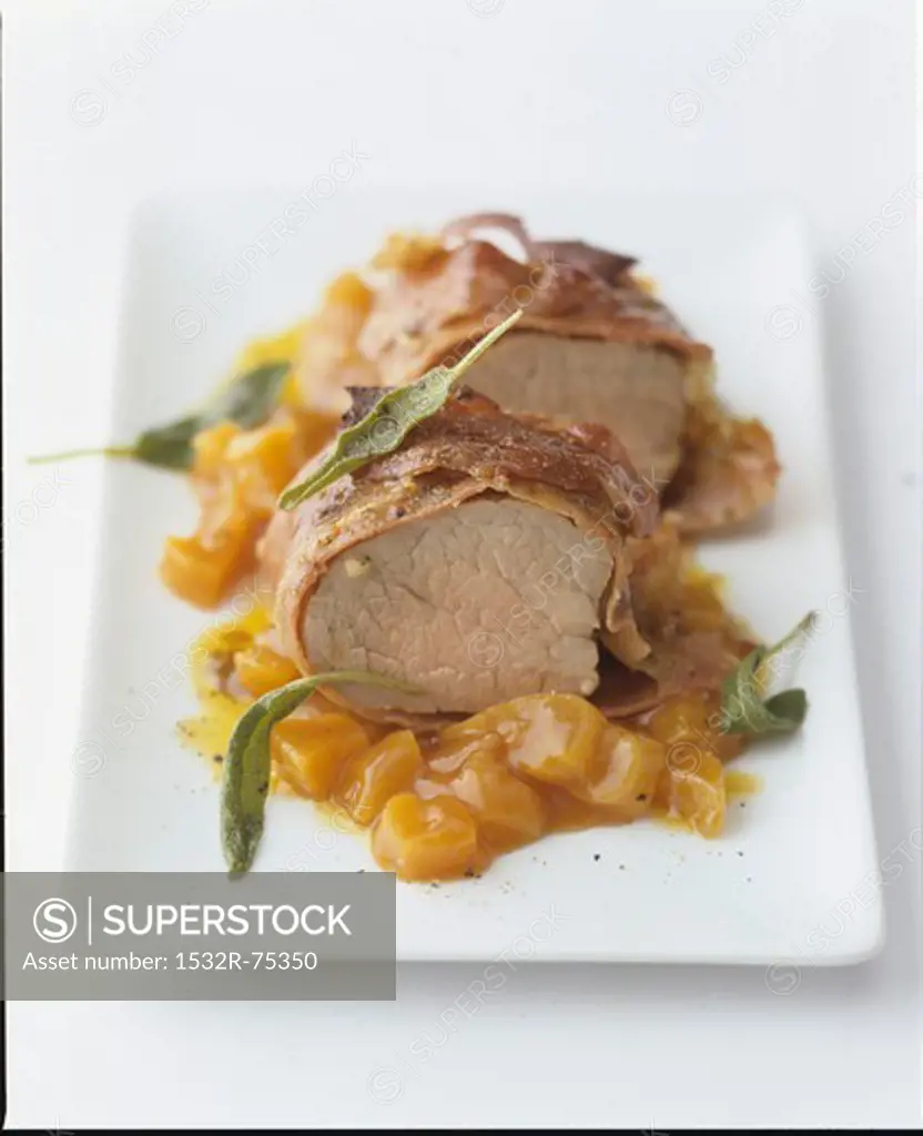 Pork fillet with prosciutto and sage, 9/28/2013