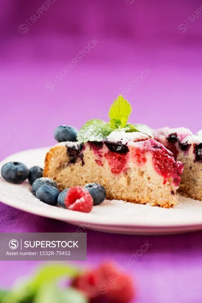 A slice of berry cake, 10/9/2013