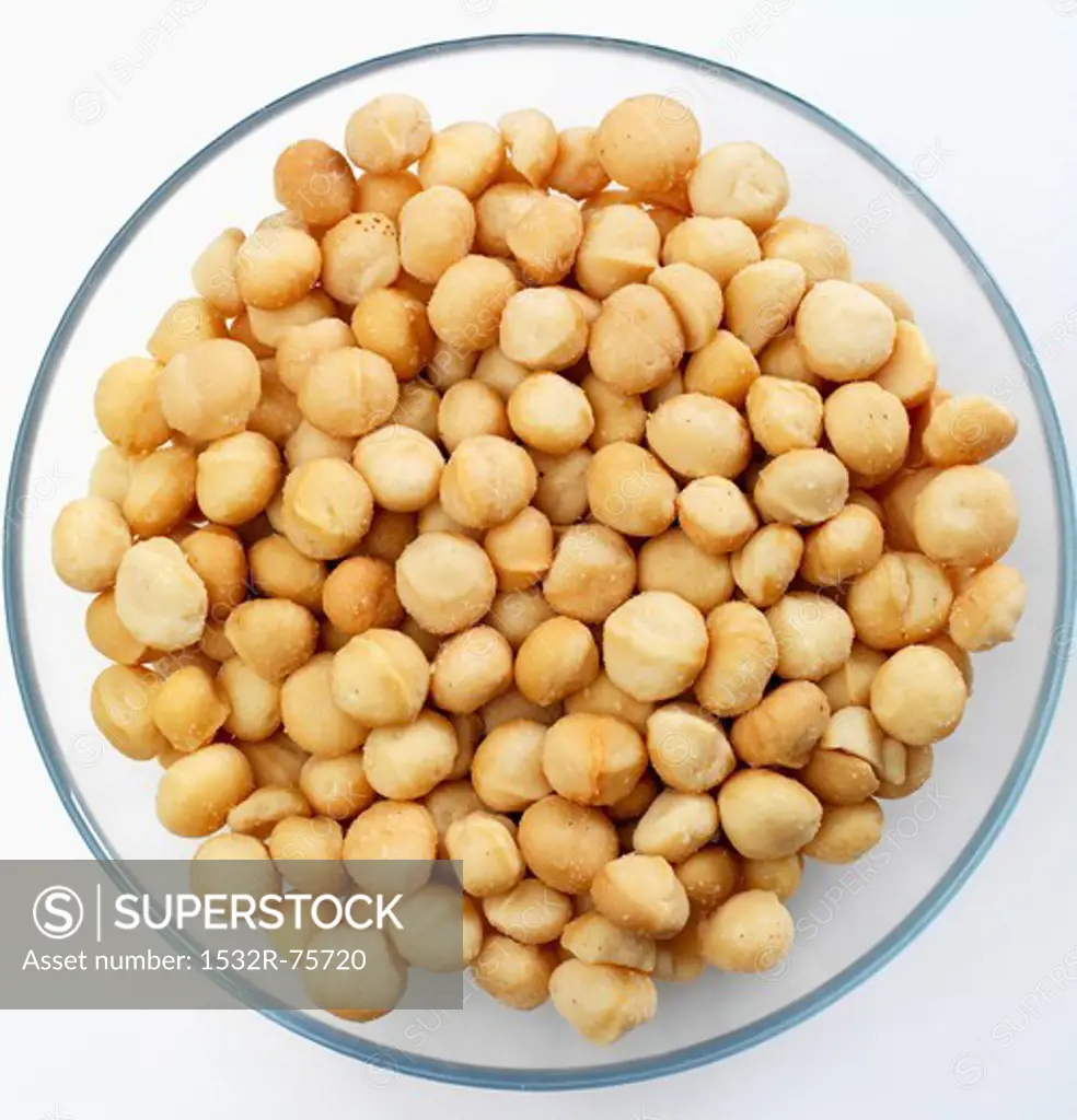 salted macadamia nuts in a bowl, 10/23/2013