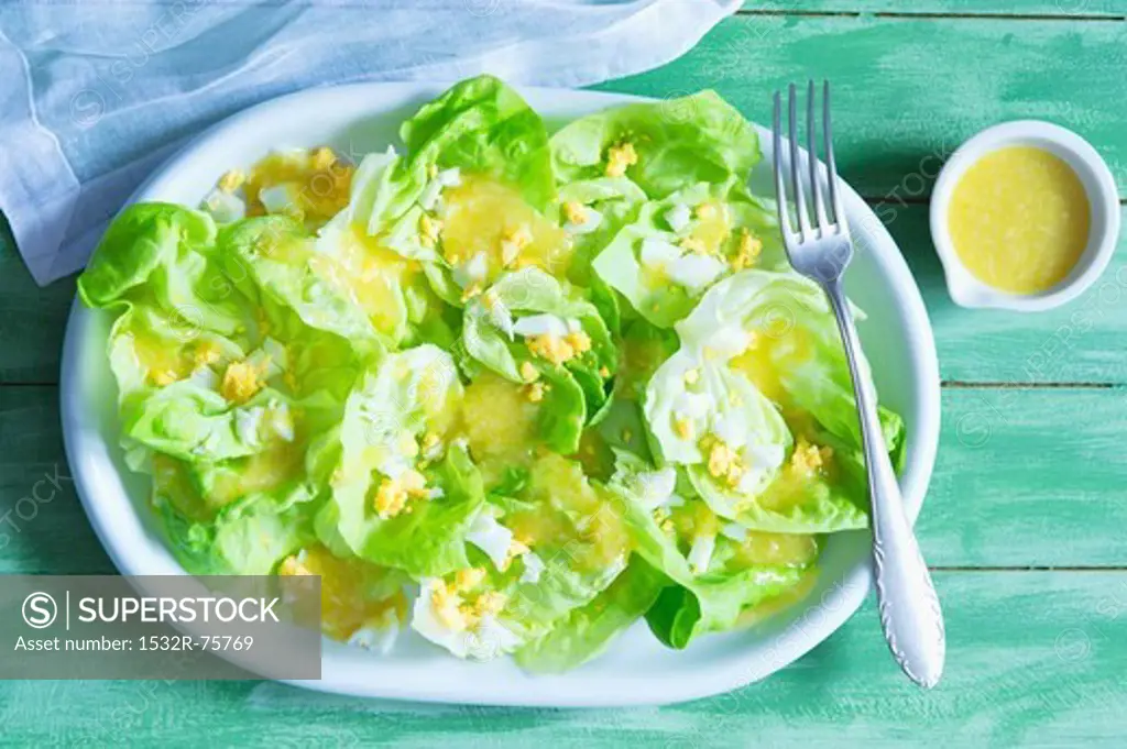 Lettuce with egg dressing, 11/1/2013