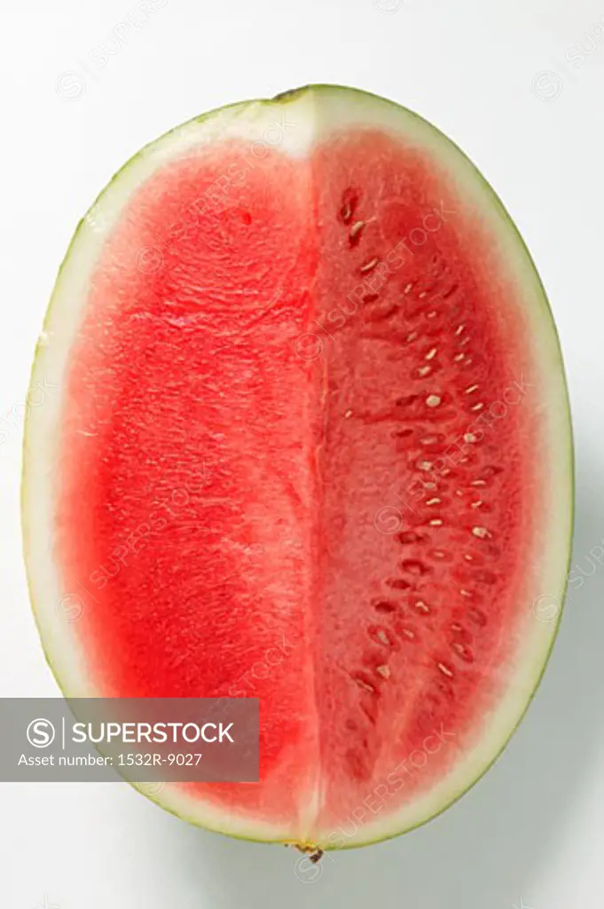Slice of watermelon from above
