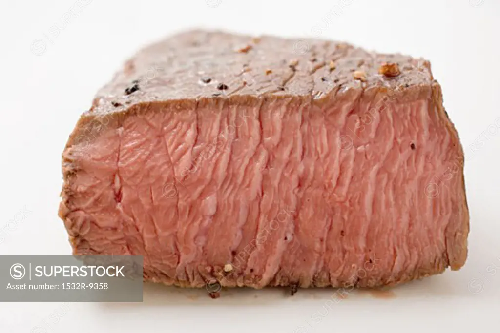Beef steak, a piece cut off